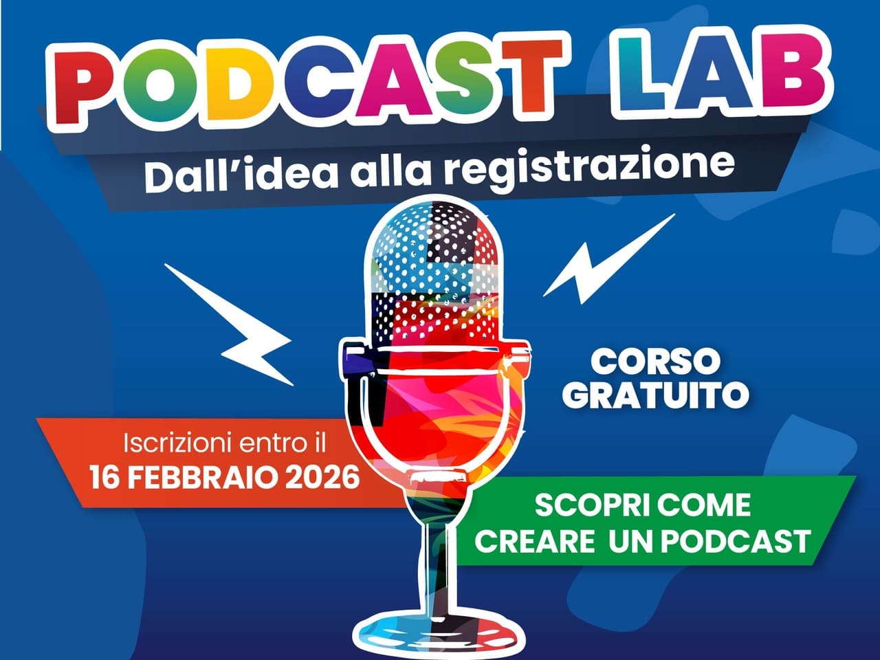 Podcast Lab: dall'idea alla registrazione