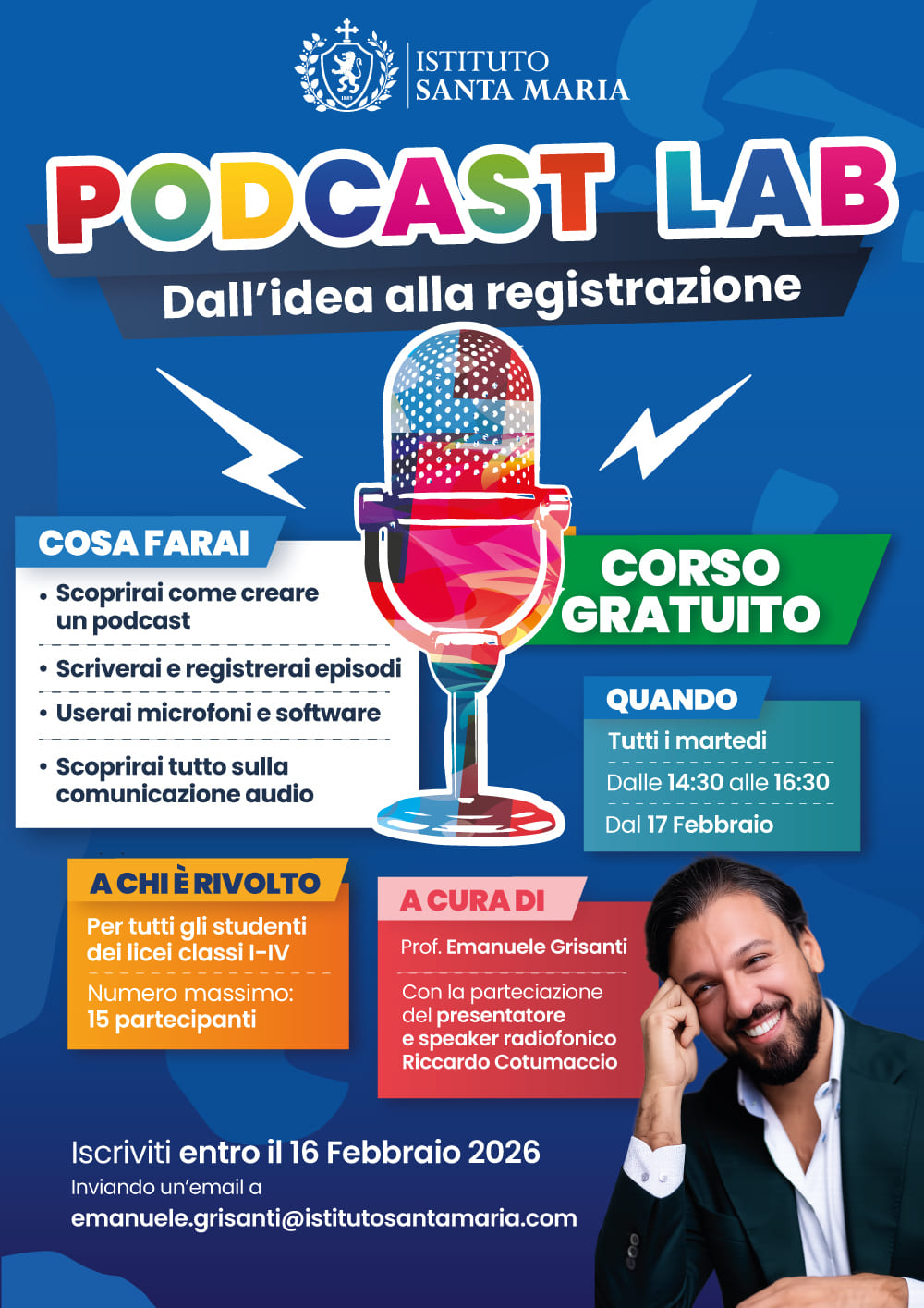 Podcast Lab: dall'idea alla registrazione